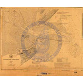 Historical Nautical Chart 520-07-1907: TX, Galvestone Entrance Year 1907